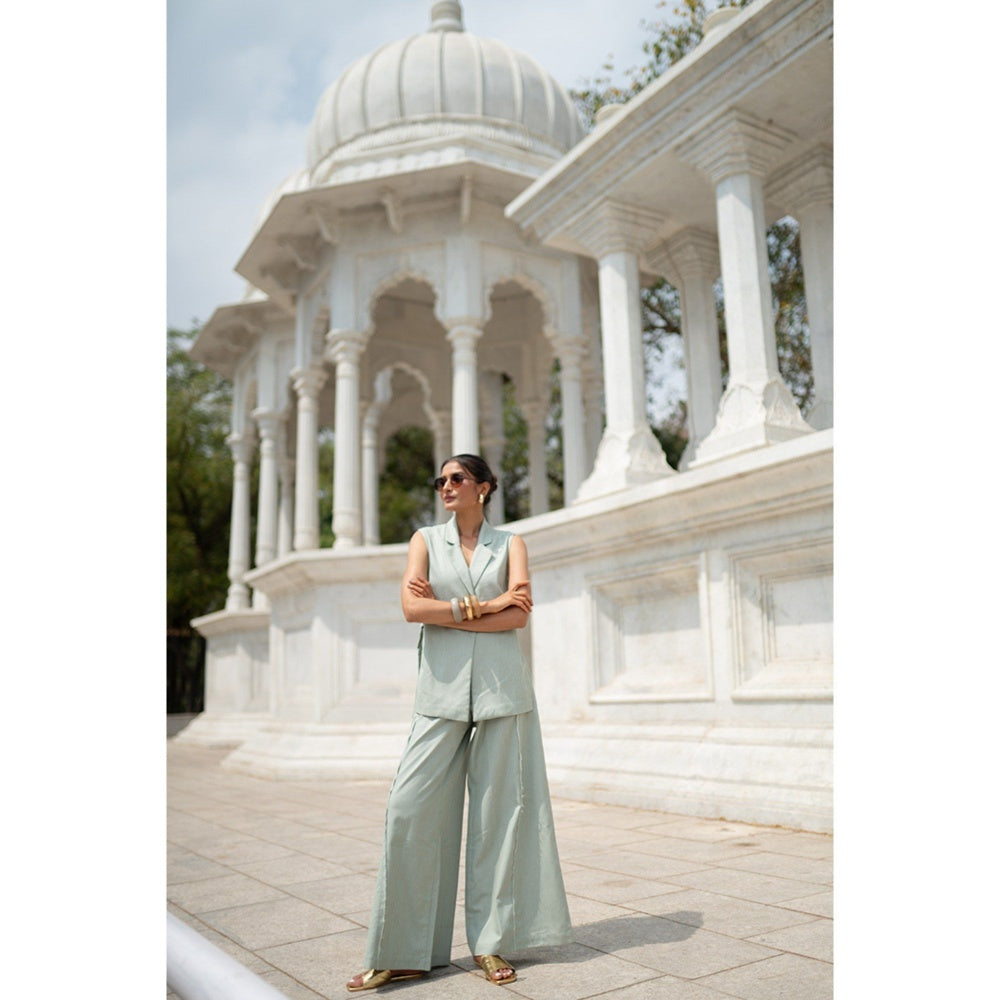 SPACE Aster Green Co-Ord Set