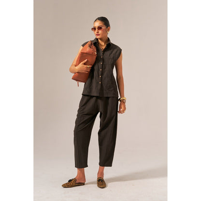 SPACE Chaand Brown Co-Ord Set