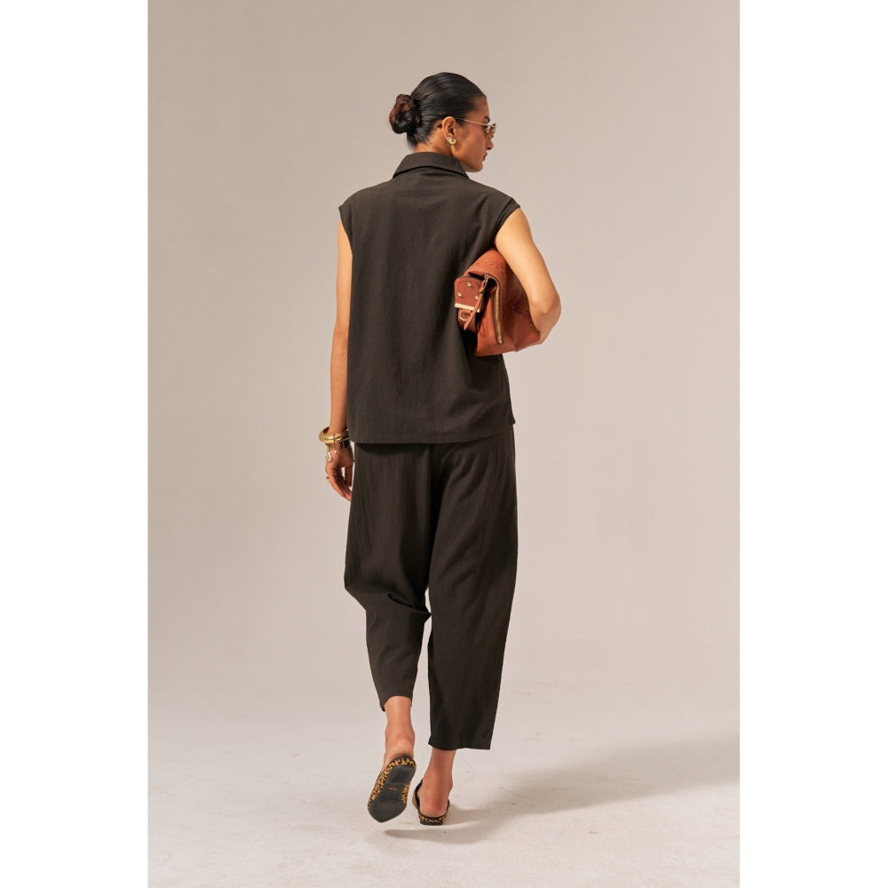 SPACE Chaand Brown Co-Ord Set