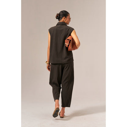SPACE Chaand Brown Co-Ord Set