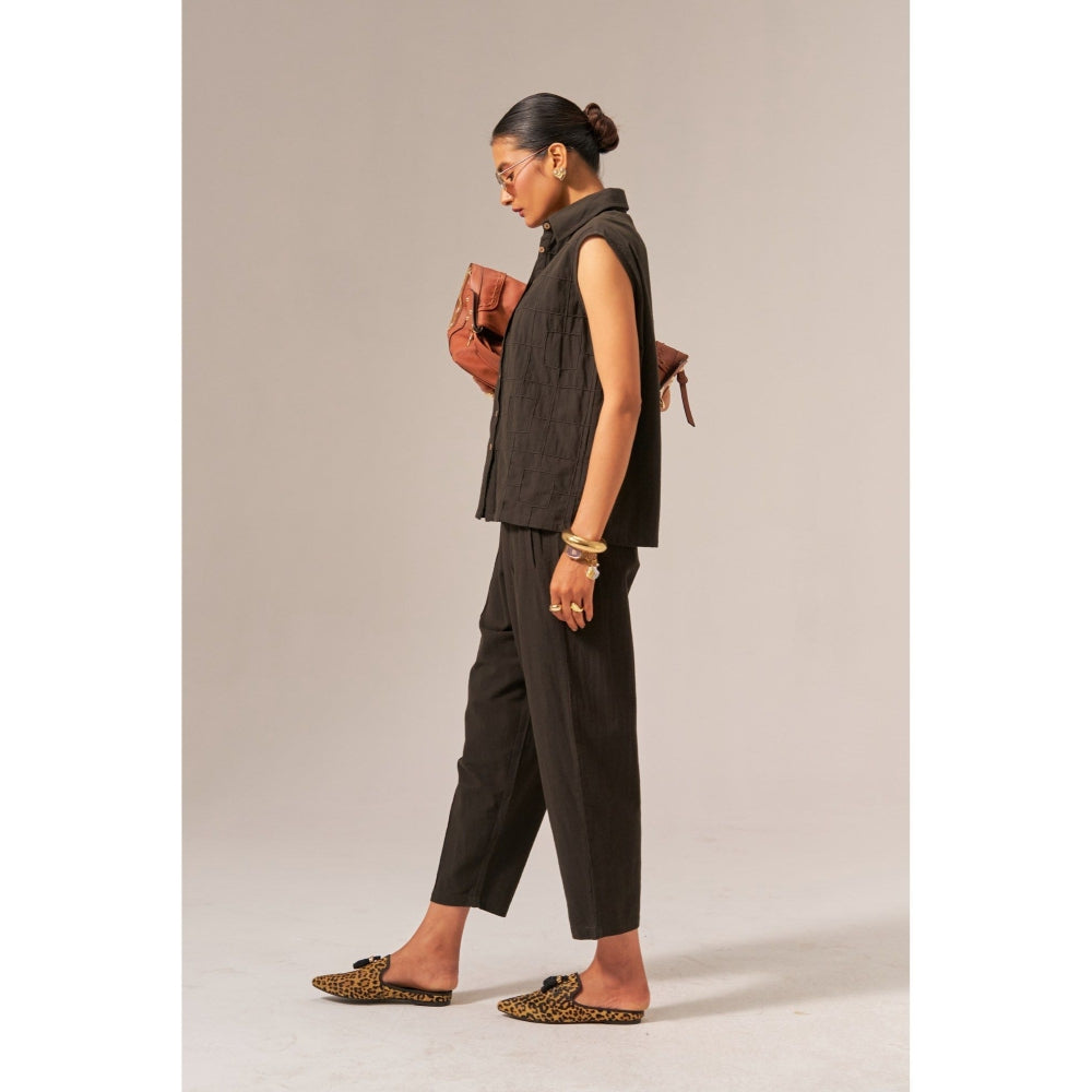 SPACE Chaand Brown Co-Ord Set