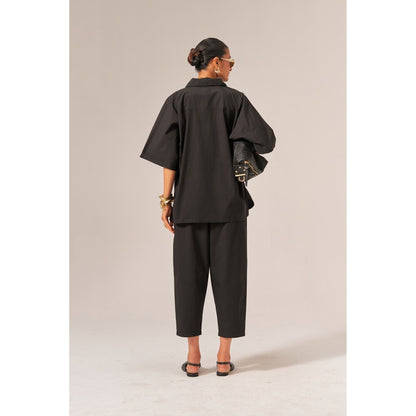 SPACE Chhaya Black Co-Ord Set