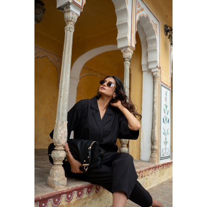 SPACE Chhaya Black Co-Ord Set