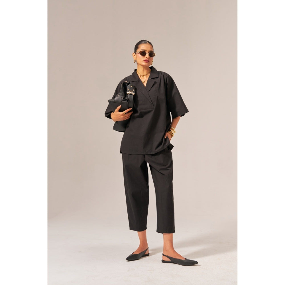 SPACE Chhaya Black Co-Ord Set