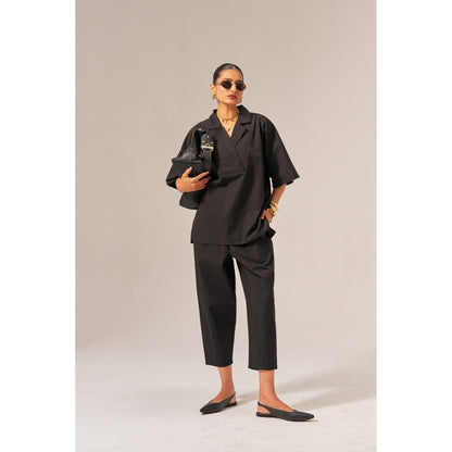 SPACE Chhaya Black Co-Ord Set