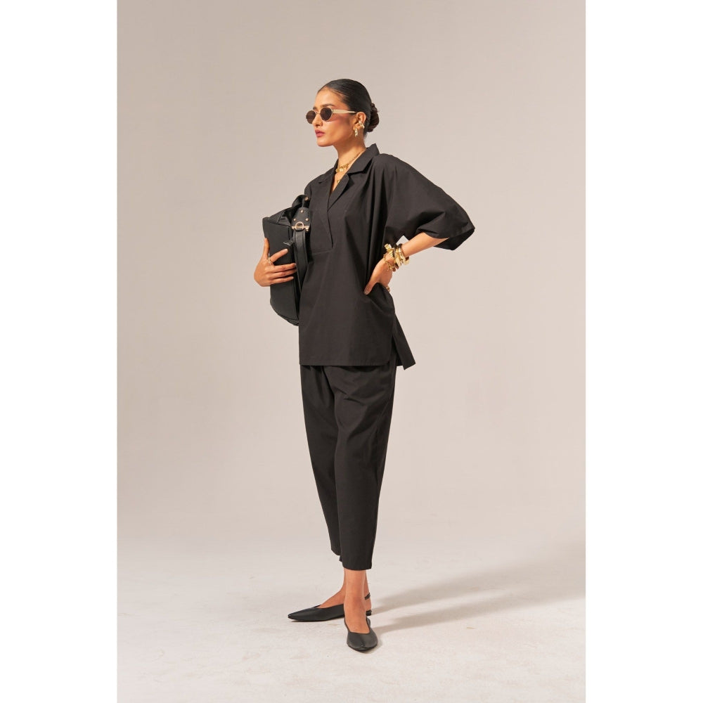 SPACE Chhaya Black Co-Ord Set