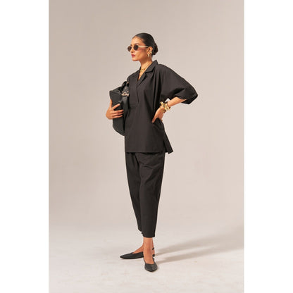 SPACE Chhaya Black Co-Ord Set