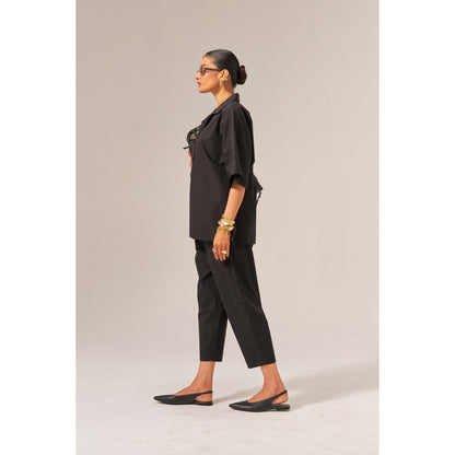 SPACE Chhaya Black Co-Ord Set