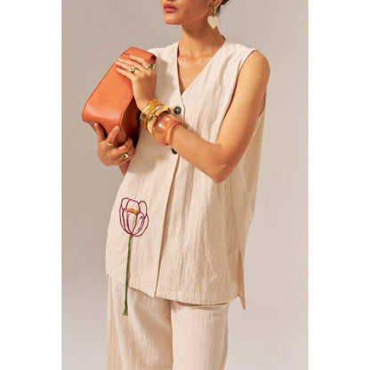 SPACE Fiji Beige Co-Ord Set