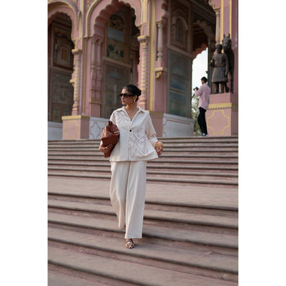 SPACE Dhoop Beige Co-Ord Set