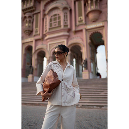 SPACE Dhoop Beige Co-Ord Set