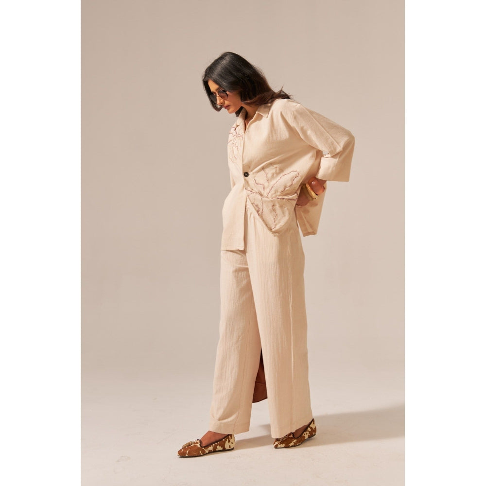 SPACE Dhoop Beige Co-Ord Set