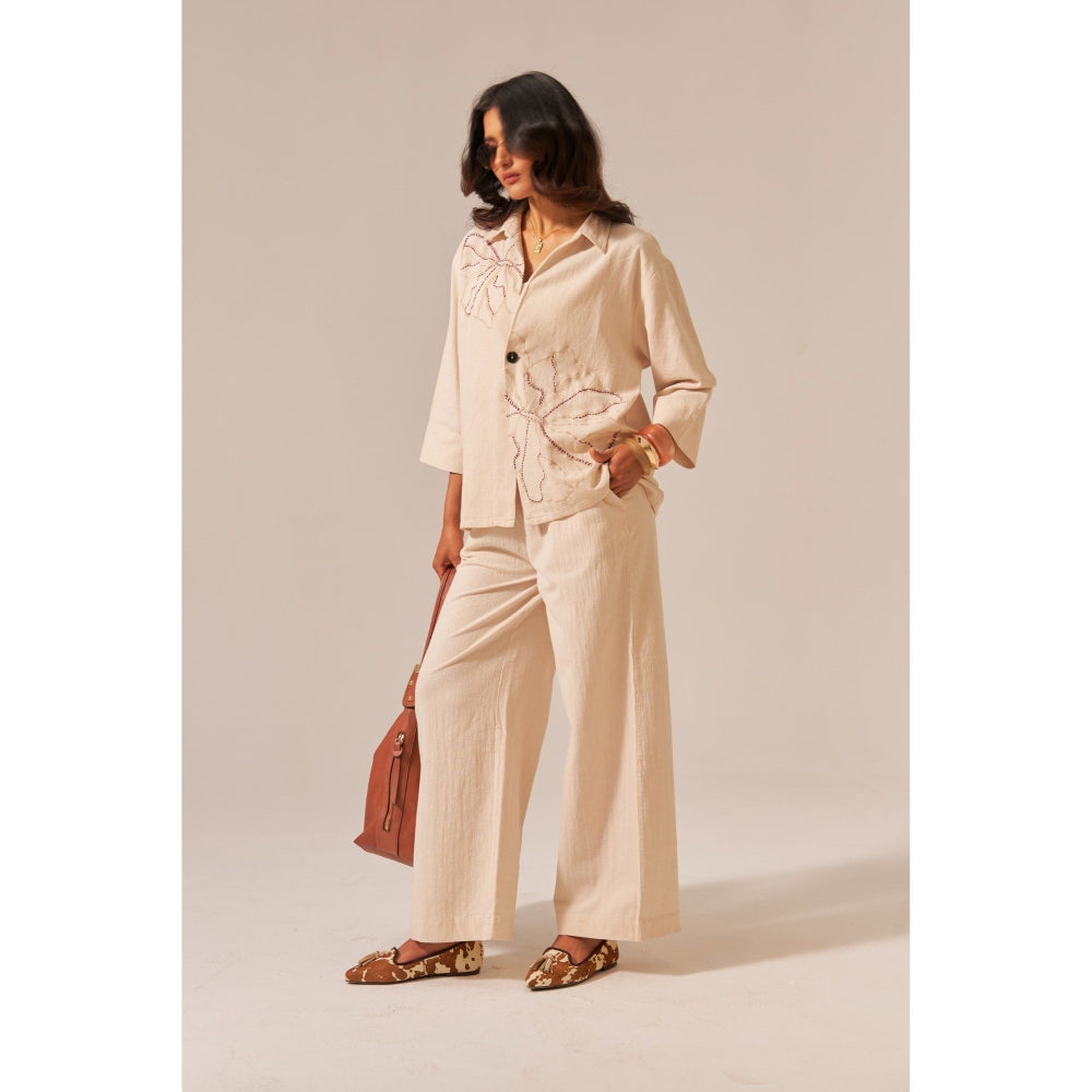 SPACE Dhoop Beige Co-Ord Set