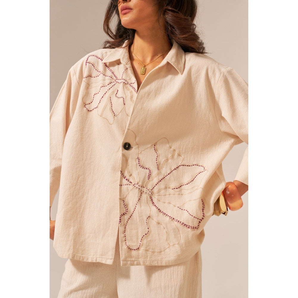 SPACE Dhoop Beige Co-Ord Set