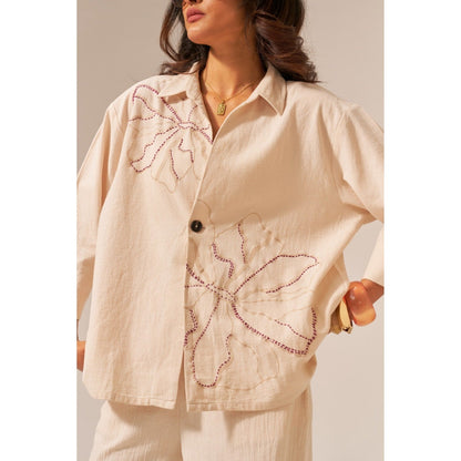 SPACE Dhoop Beige Co-Ord Set