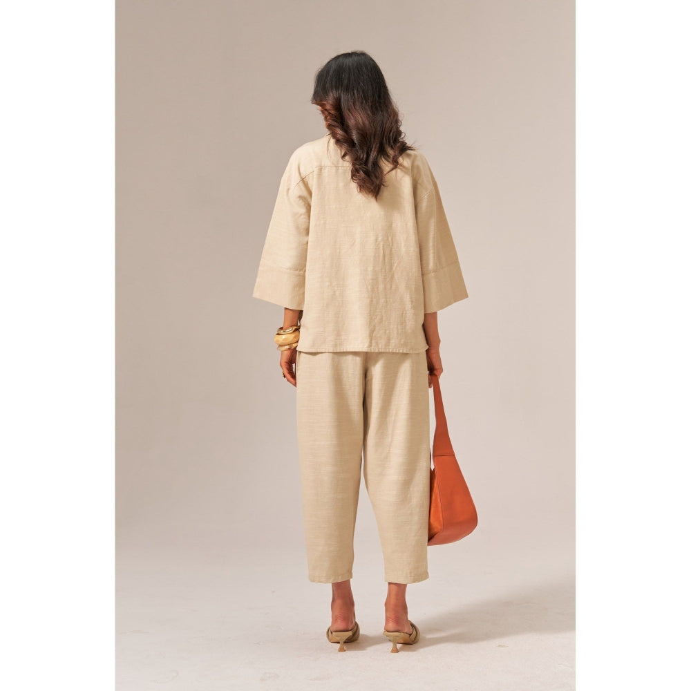 SPACE Giza Beige Co-Ord Set