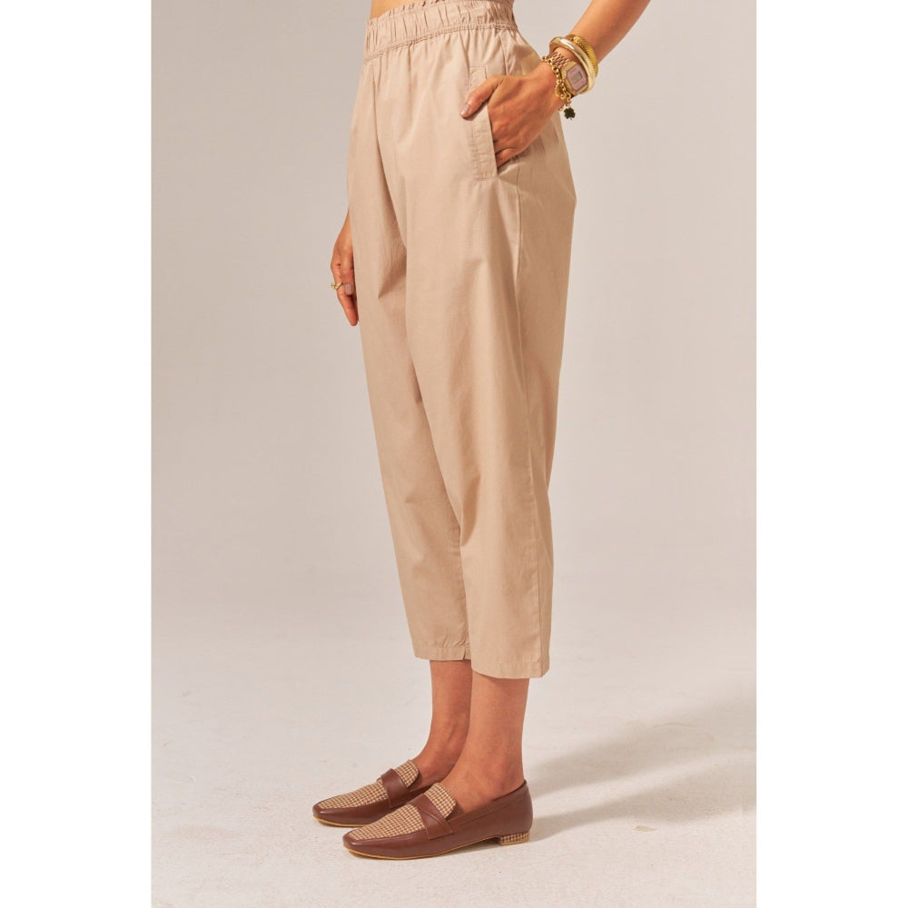 SPACE Makhan Beige Co-Ord Set