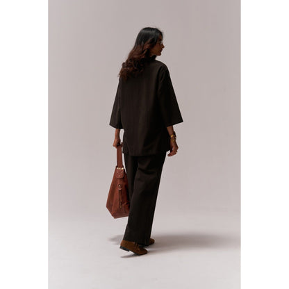 SPACE Pataka Black Co-Ord Set
