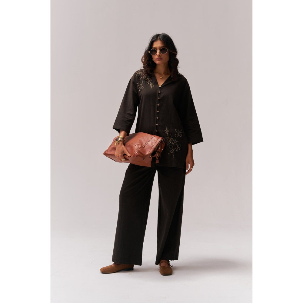 SPACE Pataka Black Co-Ord Set