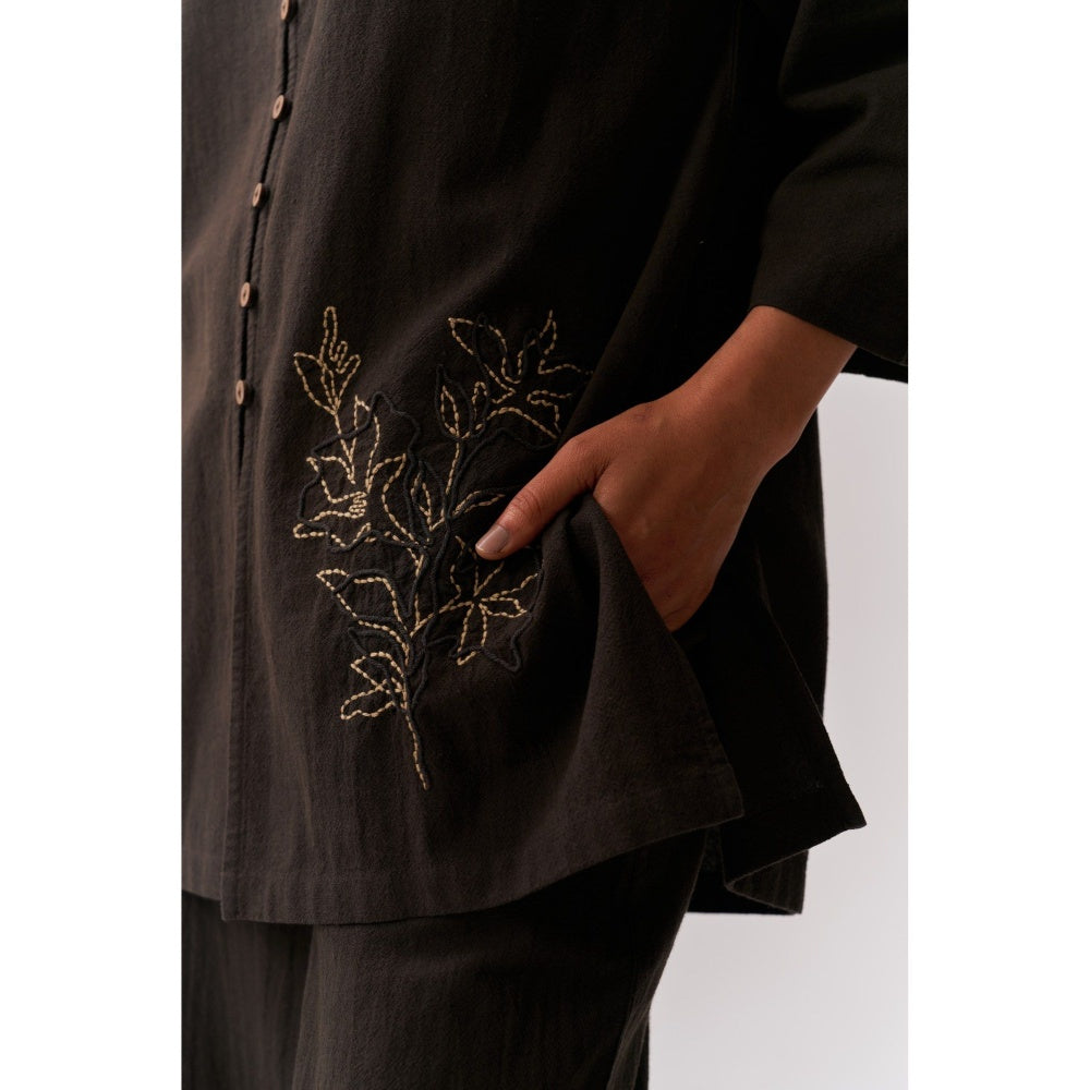 SPACE Pataka Black Co-Ord Set