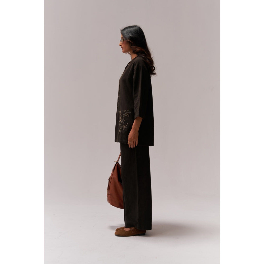 SPACE Pataka Black Co-Ord Set