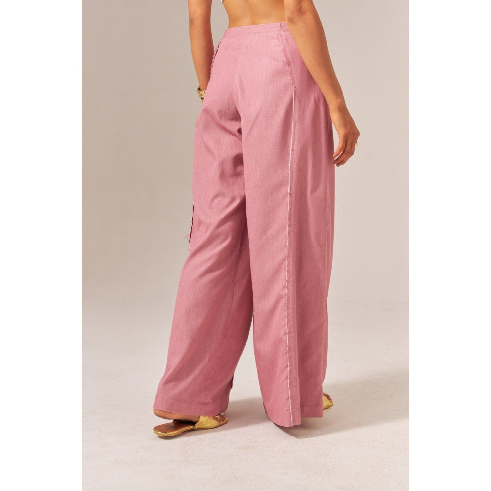 SPACE Phool Pink Co-Ord Set