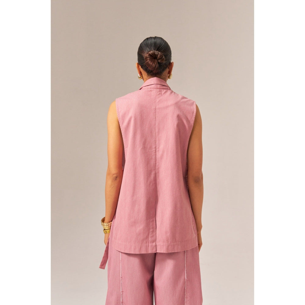 SPACE Phool Pink Co-Ord Set
