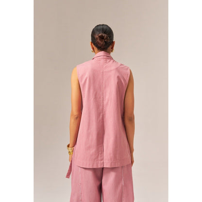 SPACE Phool Pink Co-Ord Set
