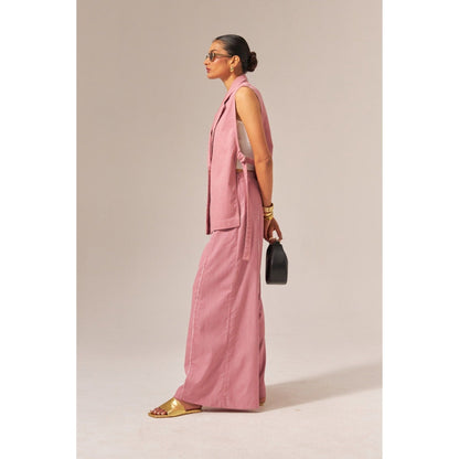 SPACE Phool Pink Co-Ord Set