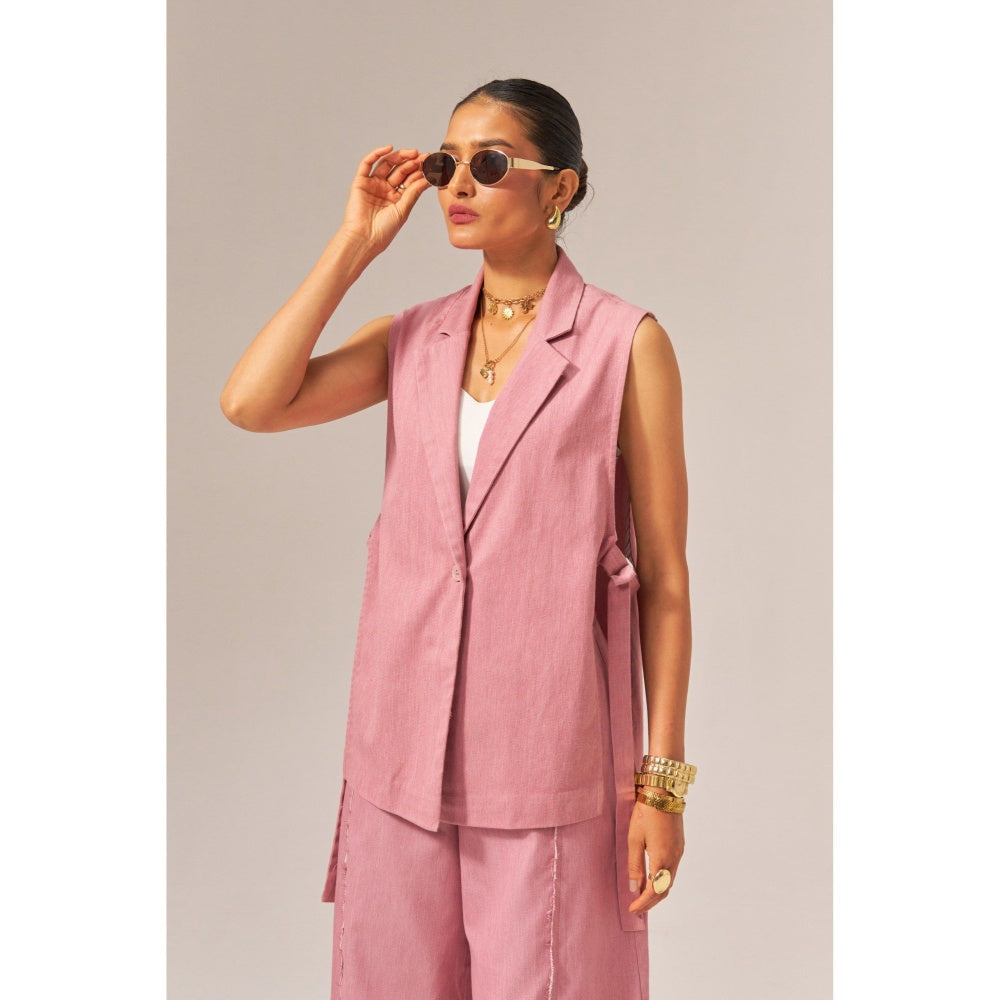 SPACE Phool Pink Co-Ord Set