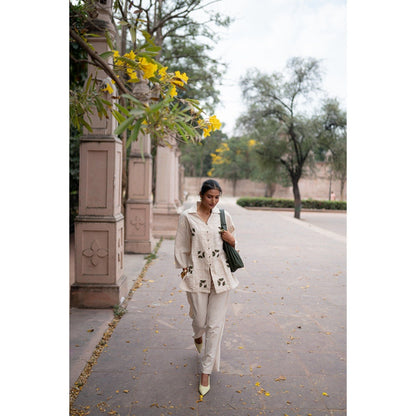 SPACE Zanzibar Beige Shirt with Pant