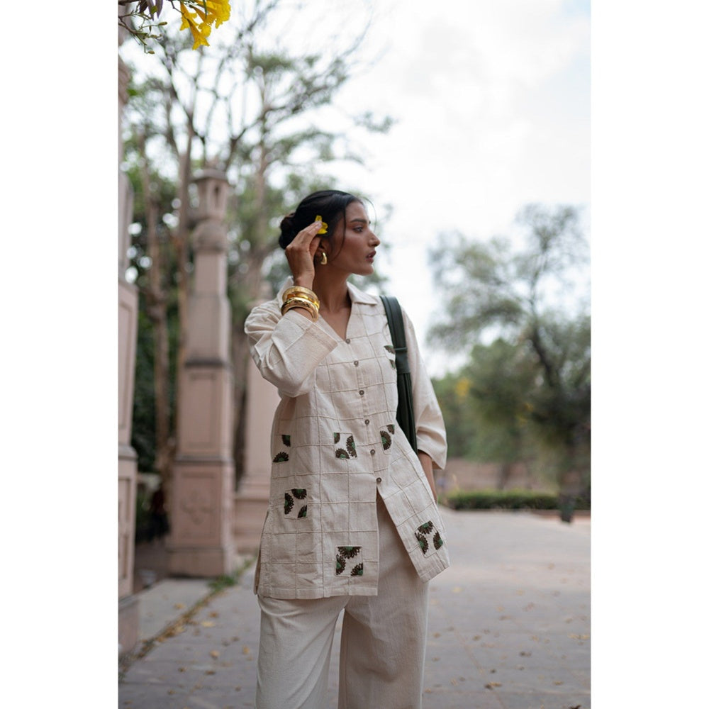 SPACE Zanzibar Beige Shirt with Pant