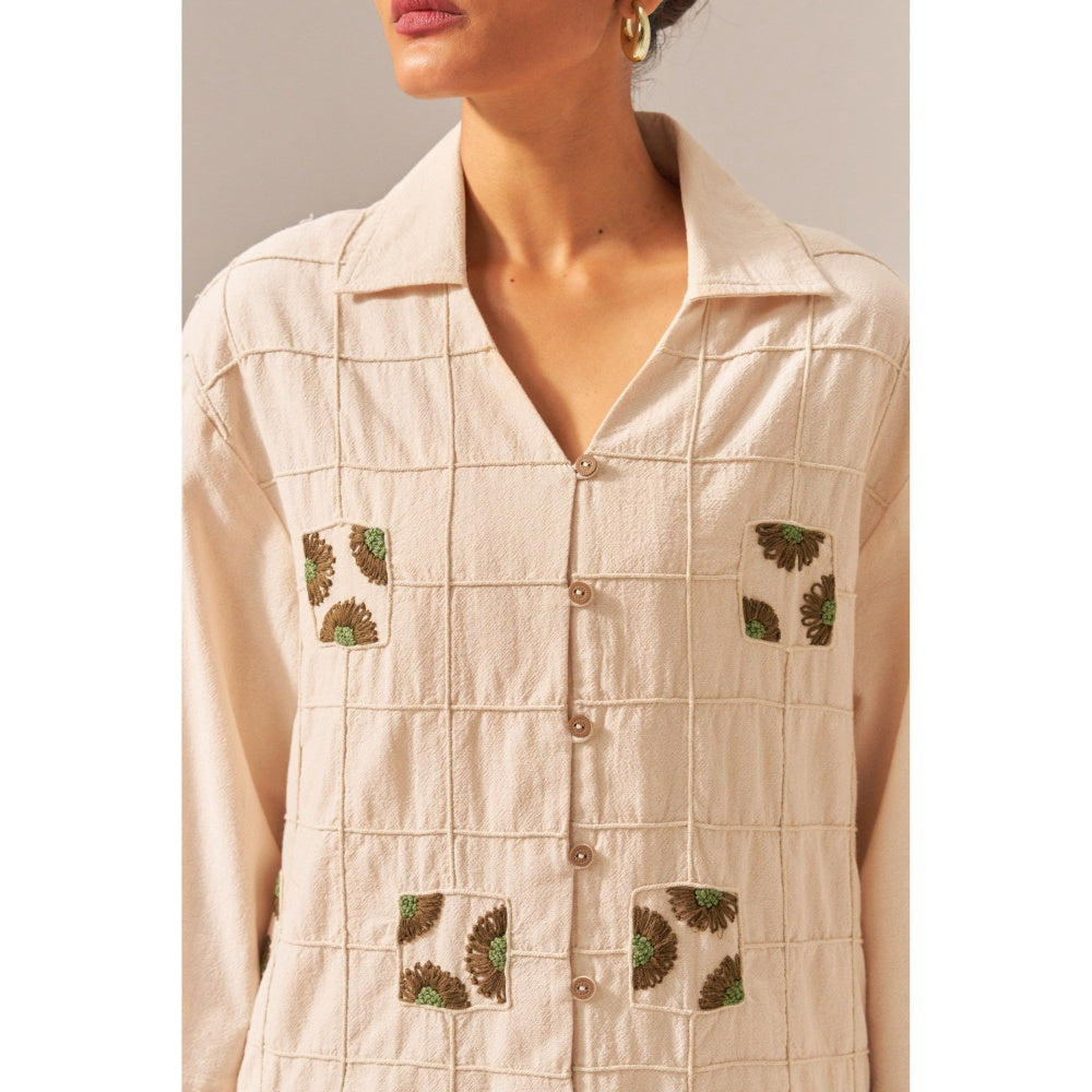 SPACE Zanzibar Beige Shirt with Pant