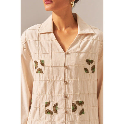 SPACE Zanzibar Beige Shirt with Pant