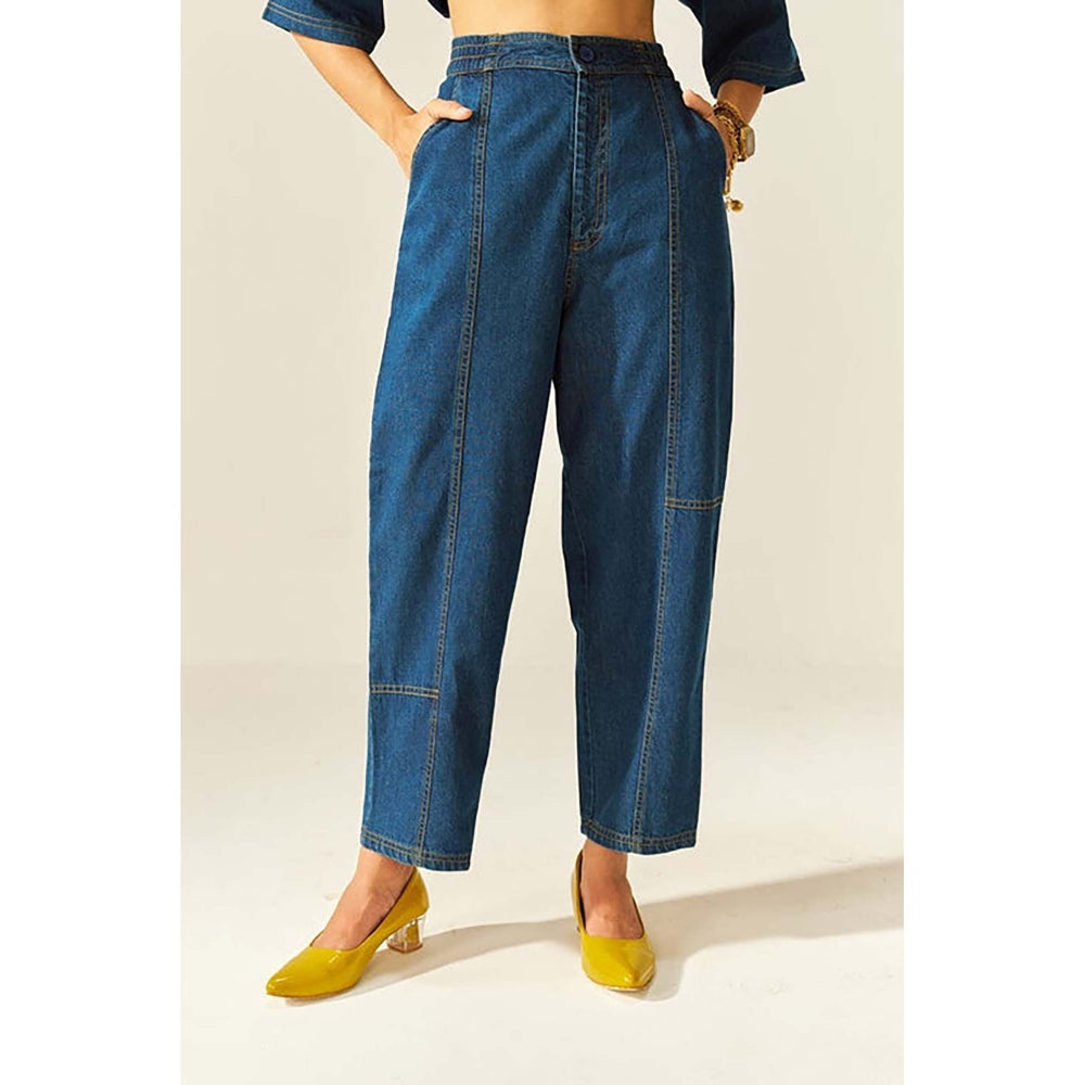 SPACE Ampere Z Unisex Relaxed Blue Co-Ord Set