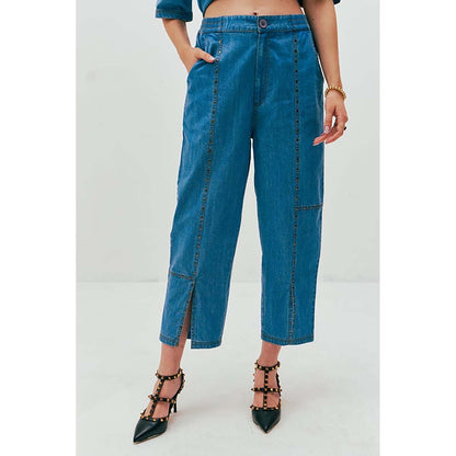 SPACE Ampere Z Relaxed Blue Denim Co-Ord Set