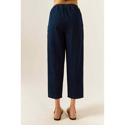 SPACE Tru Unisex Blue Shirt And Straight Fit Pant