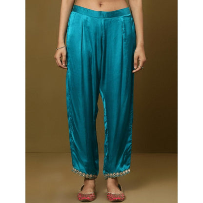 Spring Soul Bandhani Asymmetric Kurta and Pant (Set of 2)