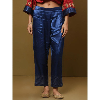 Spring Soul Embroidered Mashru Silk Kurta and Pant with Dupatta (Set of 3)
