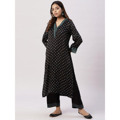 Spring Soul Modal Silk Bandhani Kurta and Pant (Set of 2)