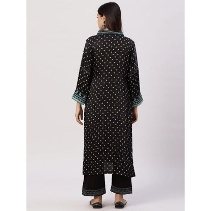 Spring Soul Modal Silk Bandhani Kurta and Pant (Set of 2)