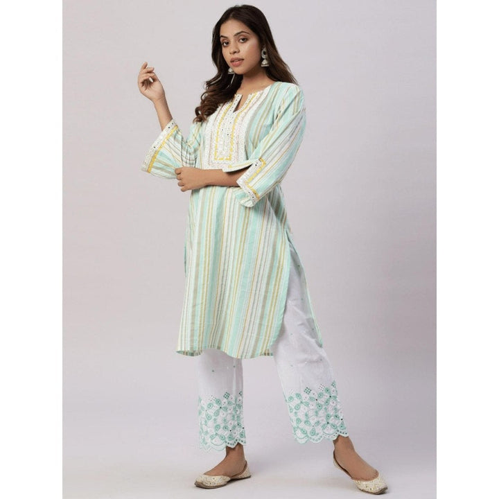 Spring Soul Cotton Embroidered Co-Ord (Set of 2)
