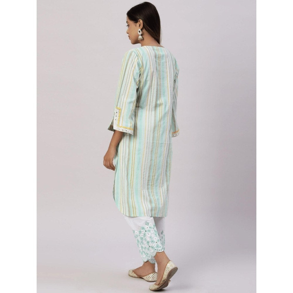 Spring Soul Cotton Embroidered Co-Ord (Set of 2)