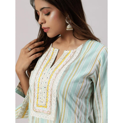 Spring Soul Cotton Embroidered Co-Ord (Set of 2)
