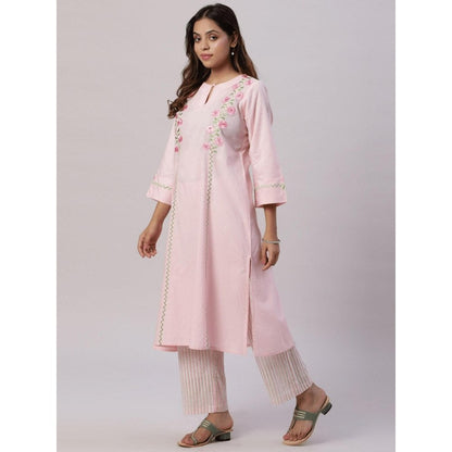 Spring Soul Cotton Embroidered Kurta & Pant (Set of 2)
