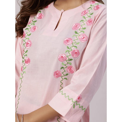 Spring Soul Cotton Embroidered Kurta & Pant (Set of 2)