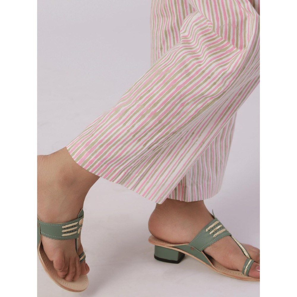 Spring Soul Cotton Embroidered Kurta & Pant (Set of 2)