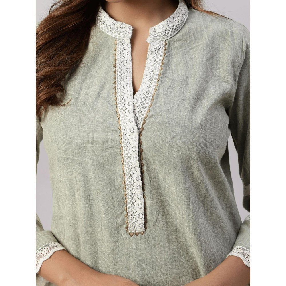 Spring Soul Cotton Stone Wash with Lace Co-Ord (Set of 2)