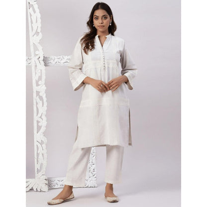 Spring Soul Cotton Stone Wash with Lace Co-Ord (Set of 2)