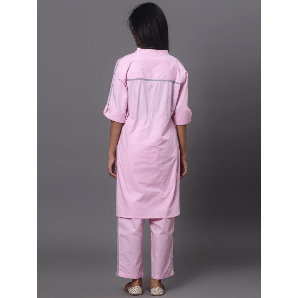 Spring Soul Pink Cotton Co-Ord (Set of 2)